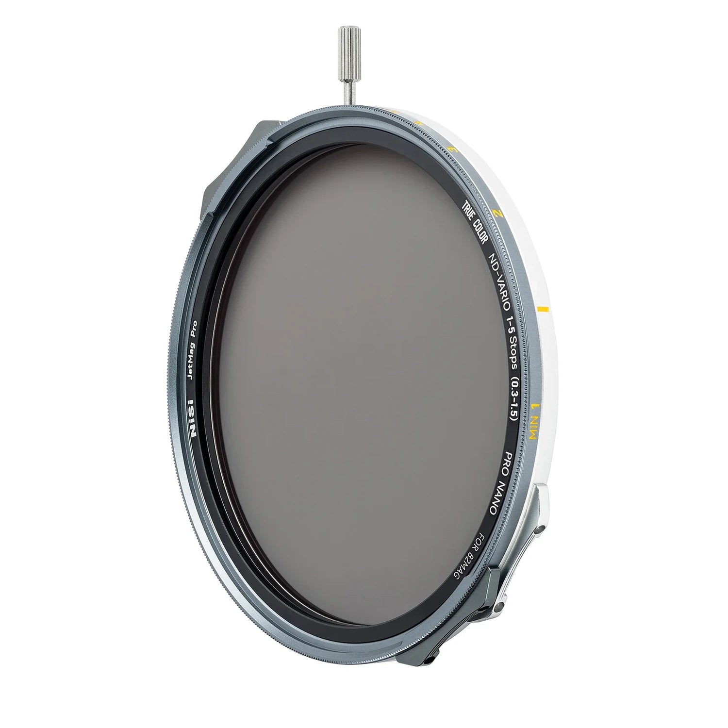 NiSi JetMag Pro 82mm VND 1-5 filter side profile product image