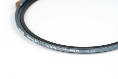 NiSi JetMag Pro Black Magic Diffusion 1/4 82MAG filter branding detail