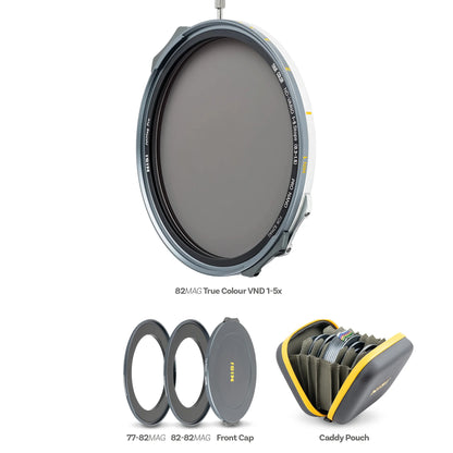 Contents included with the NiSi JetMag Pro 82mm VND 1-5 Stop Base Kit