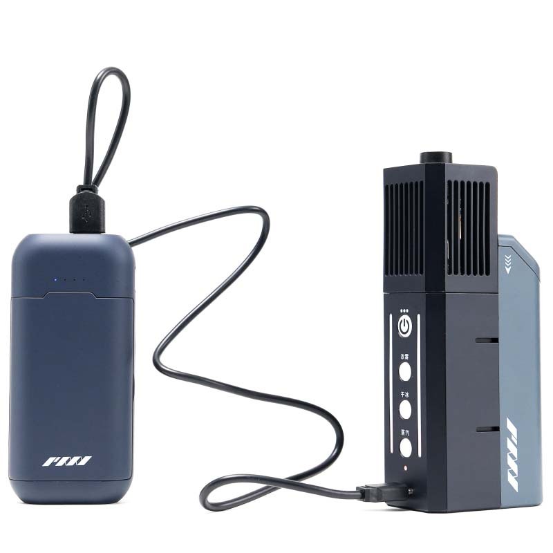 PMI 18650 Battery Charger and Power Bank powering a SmokeNINJA Pro over USB-C