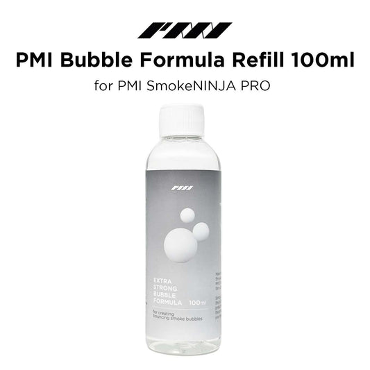 PMI Bubble Formula Refill 100ml bottle labelled for SmokeNINJA Pro