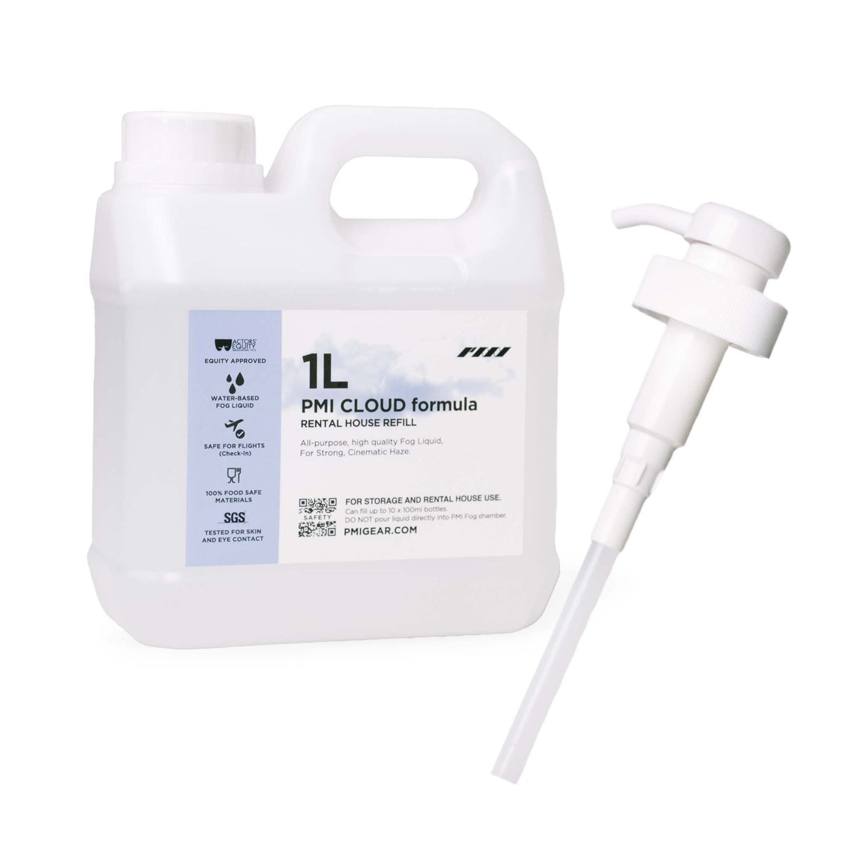 PMI Cloud Formula Refill 1000ml 1L bottle with pump dispenser alongside
