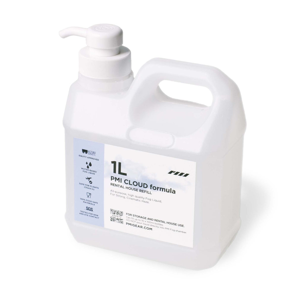 PMI Cloud Formula Refill 1000ml 1L bottle with pump dispenser fitted