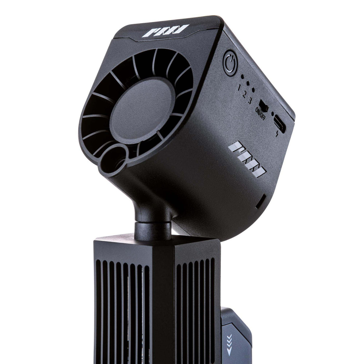 PMI SmokeNINJA Pro Trident Kit close-up of a unit fan head and status lights