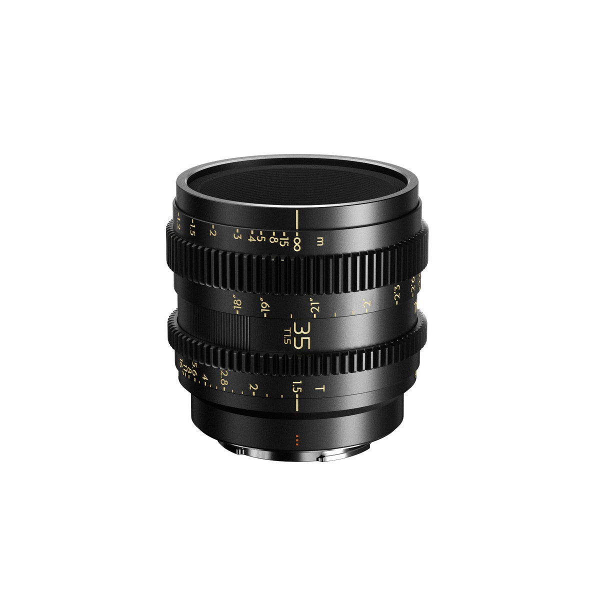 Thypoch Simera-C 35mm T1.5 cine prime lens, angled view